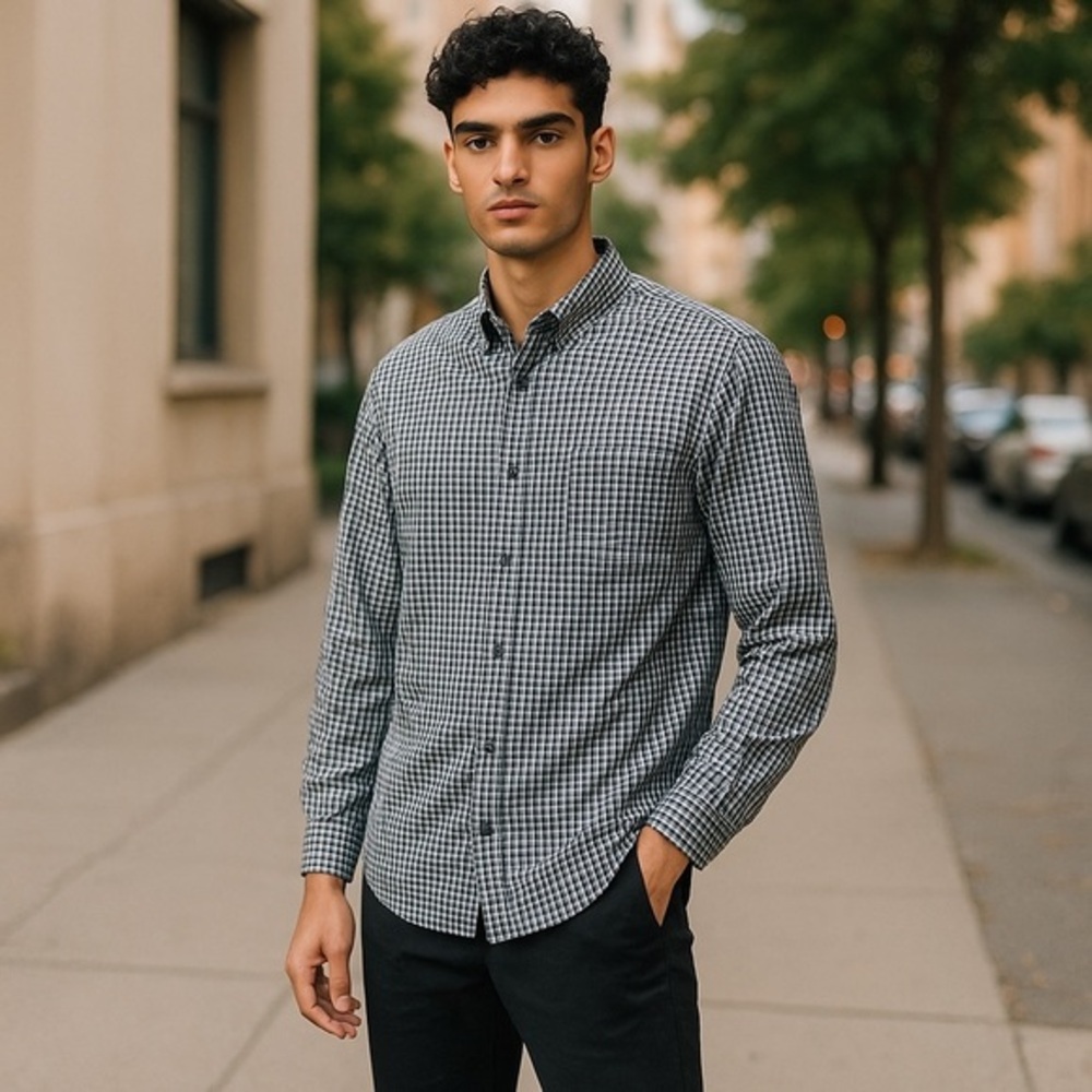 J.CREW MEN’S BUTTON DOWN SHIRT SIZE MEDIUM
